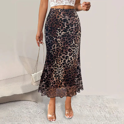 Raven Cheetah Print Skirt