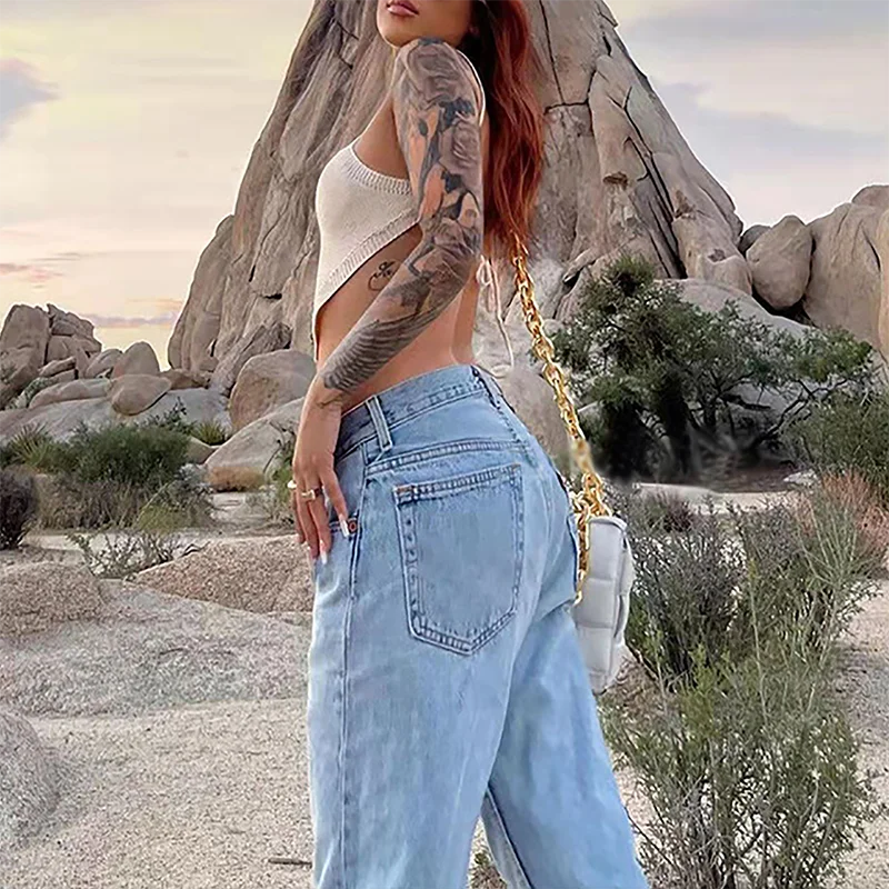 Vintage Wide Leg Baggy Jeans