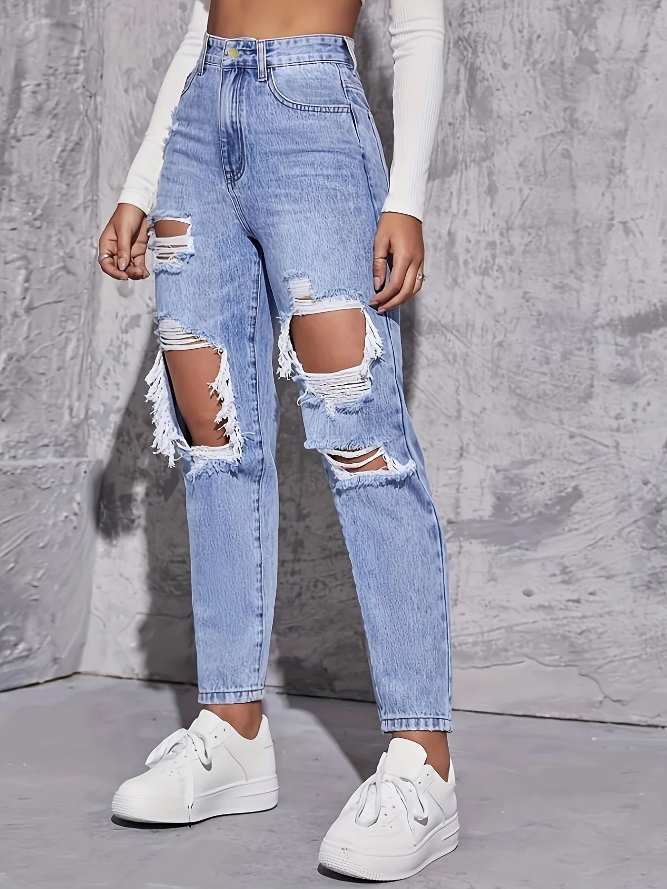 American Retro Distressed Jeans