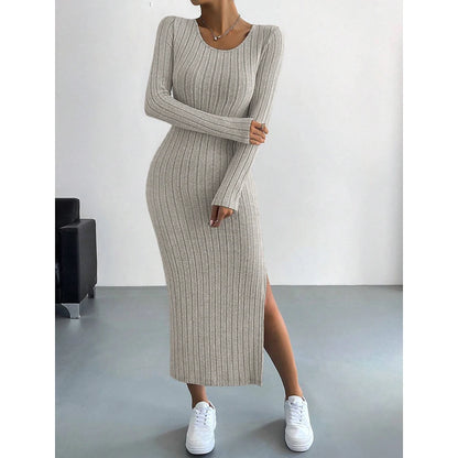 Long Sleeve Knitted Dress