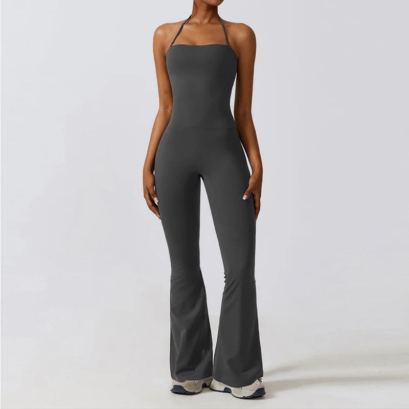 One-Piece Sleeveless Yoga Suit