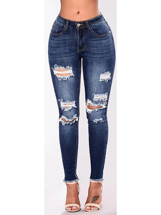 Original Denim Skinny Ripped Jeans