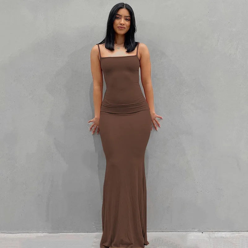 Amara Satin Maxi Dress