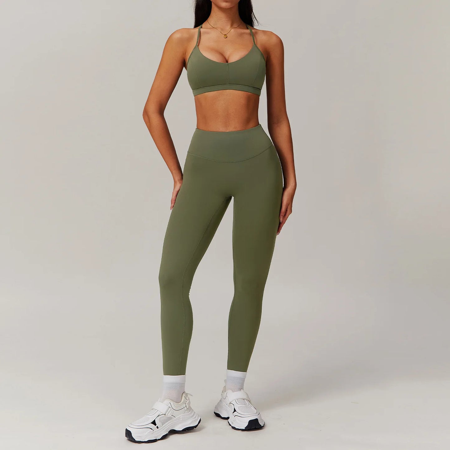 2pcs Yoga Set - Sports Bra + Leggings