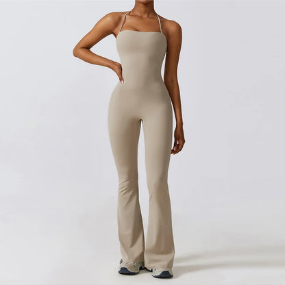 One-Piece Sleeveless Yoga Suit