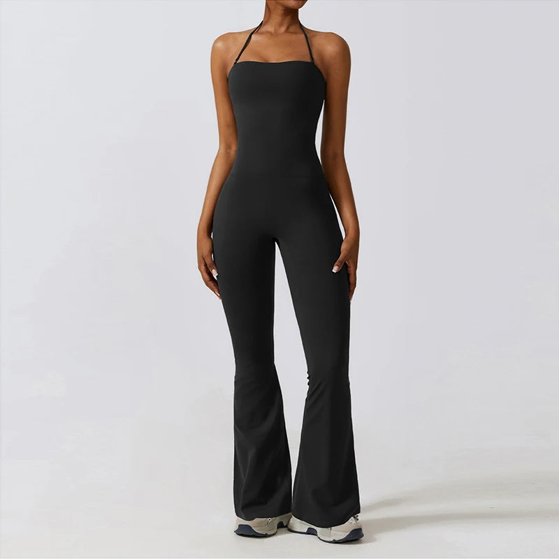 One-Piece Sleeveless Yoga Suit