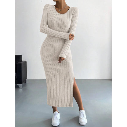 Long Sleeve Knitted Dress