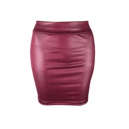 Leather Mini Skirt