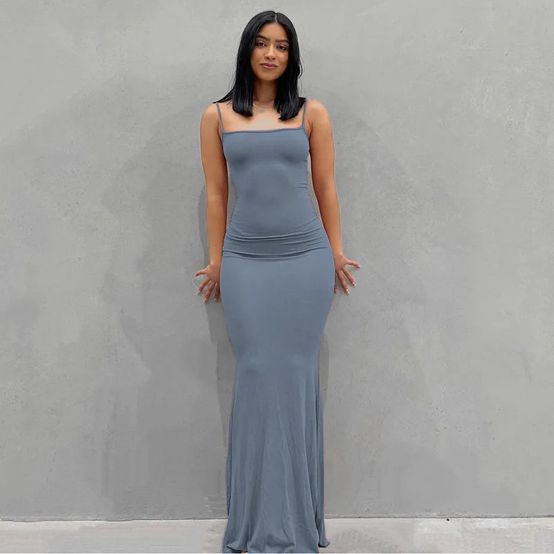 Amara Satin Maxi Dress