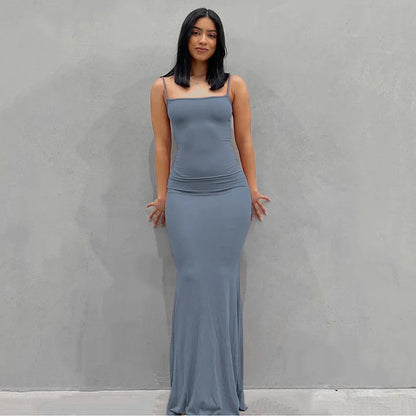 Amara Satin Maxi Dress