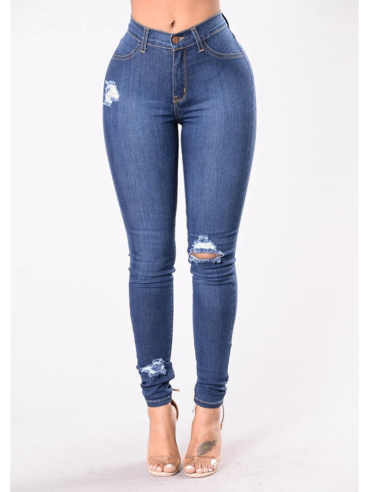 Original Denim Skinny Ripped Jeans