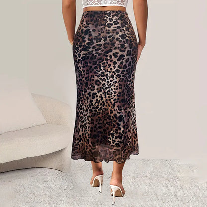 Raven Cheetah Print Skirt