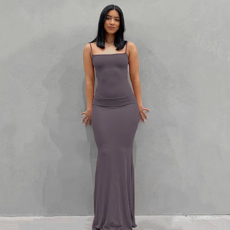 Amara Satin Maxi Dress